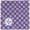 Gingham Print Cloth Napkins - Personalized Lunch (Single Full Open)