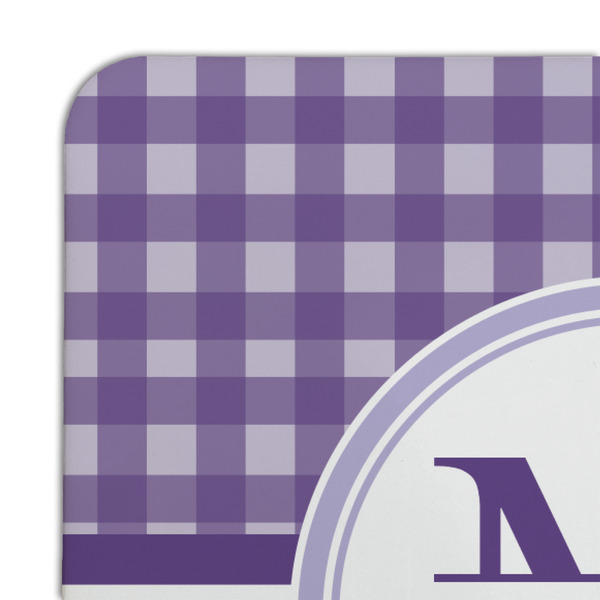 Gingham Print Coaster Set - DETAIL