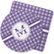 Gingham Print Rubber Backed Coaster (Personalized)