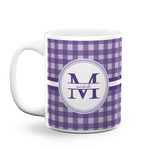Gingham Print Coffee Mug (Personalized)