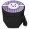 Gingham Print Collapsible Personalized Cooler & Seat (Closed)