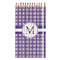 Gingham Print Colored Pencils (Personalized)