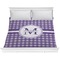 Gingham Print Comforter - King (Personalized)