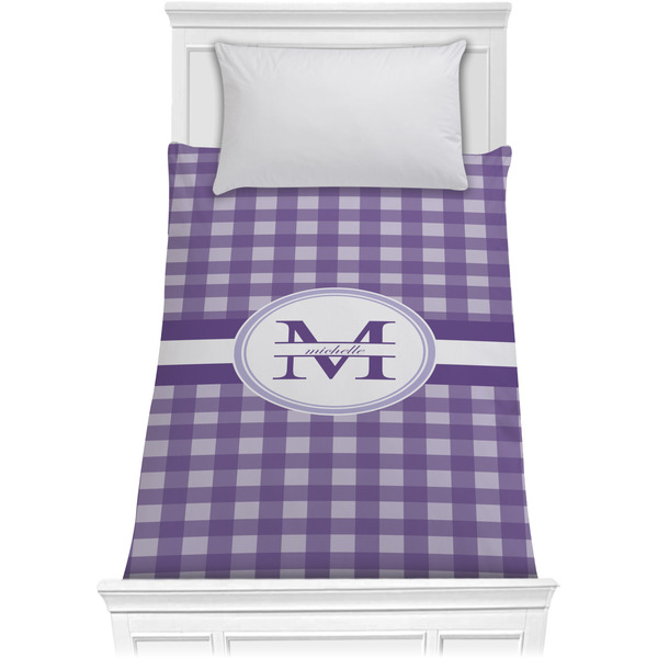 Gingham Print Comforter (Twin)