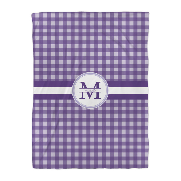 Gingham Print Comforter - Twin XL - Front