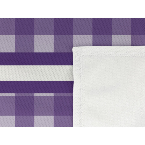 Gingham Print Cooling Towel- Detail