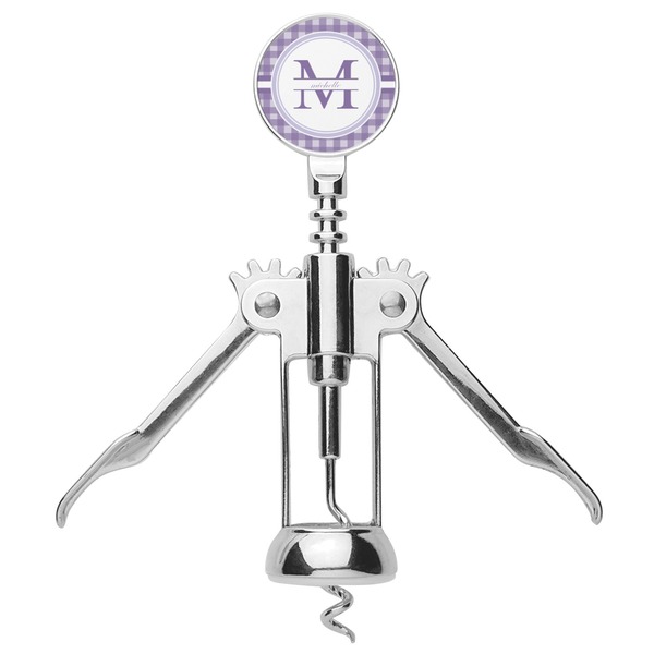 Gingham Print Corkscrew - Alt