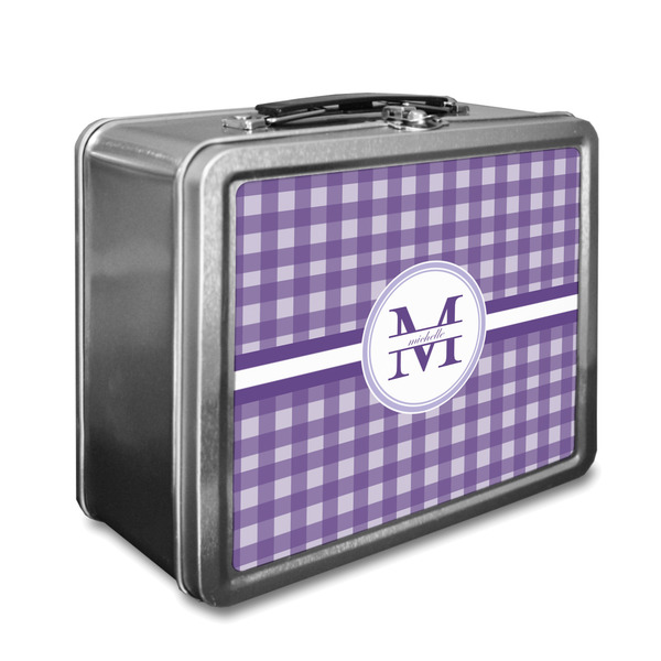Custom Gingham Print Lunch Box (Personalized)
