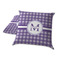 Gingham Print Decorative Pillow Case - TWO