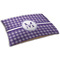 Gingham Print Dog Beds - SMALL