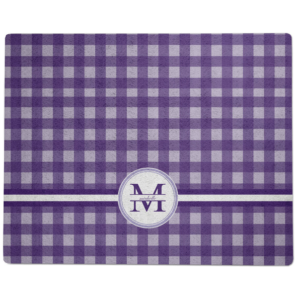 Gingham Print Dog Food Mat - Large without Bowls