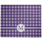 Gingham Print Dog Food Mat - Large without Bowls
