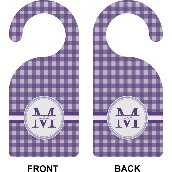 Gingham Print Door Hanger (Approval)