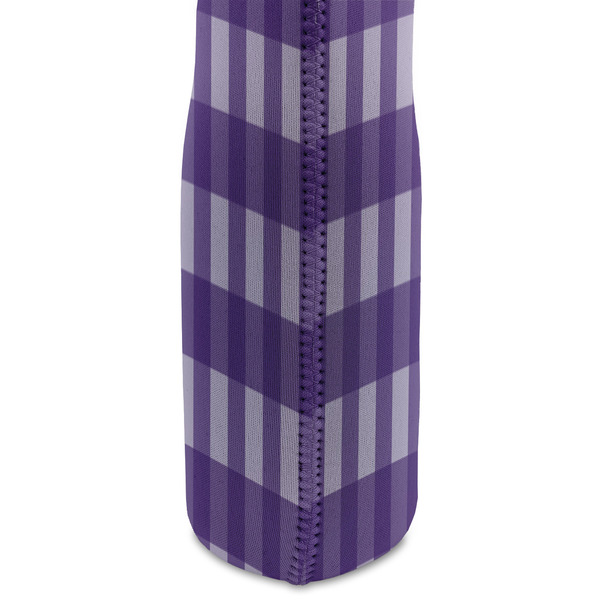 Gingham Print Double Wine Tote - DETAIL 2 (new)