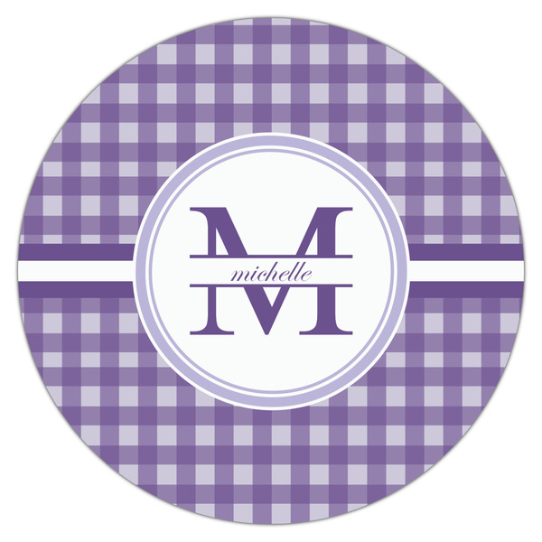 Gingham Print Drink Topper - XLarge - Single