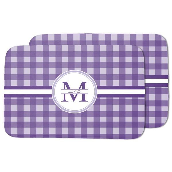 Gingham Print Drying Dish Mat - MAIN