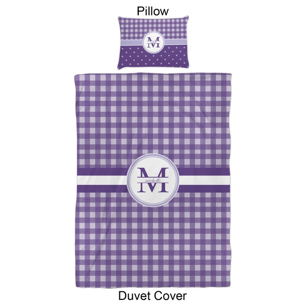 Gingham Print Duvet Cover Set - Twin XL - Approval