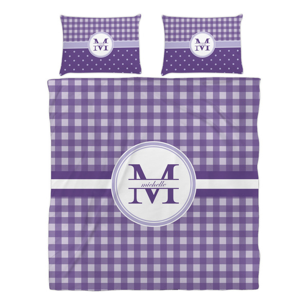 Gingham Print Duvet cover Set - Queen - Alt Approval