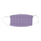 Gingham Print Fabric Face Mask