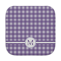 Gingham Print Face Towel (Personalized)