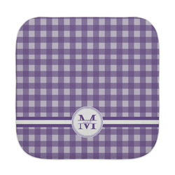 Gingham Print Face Towel (Personalized)