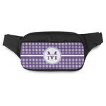 Gingham Print Fanny Pack (Personalized)