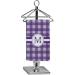 Gingham Print Finger Tip Towel - Full Print (Personalized)