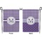 Gingham Print Garden Flag - Double Sided Front and Back