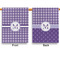 Gingham Print Garden Flags - Large - Double Sided - APPROVAL