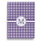 Gingham Print House Flags - Double Sided - FRONT