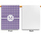Gingham Print Garden Flags - Large - Single Sided - APPROVAL