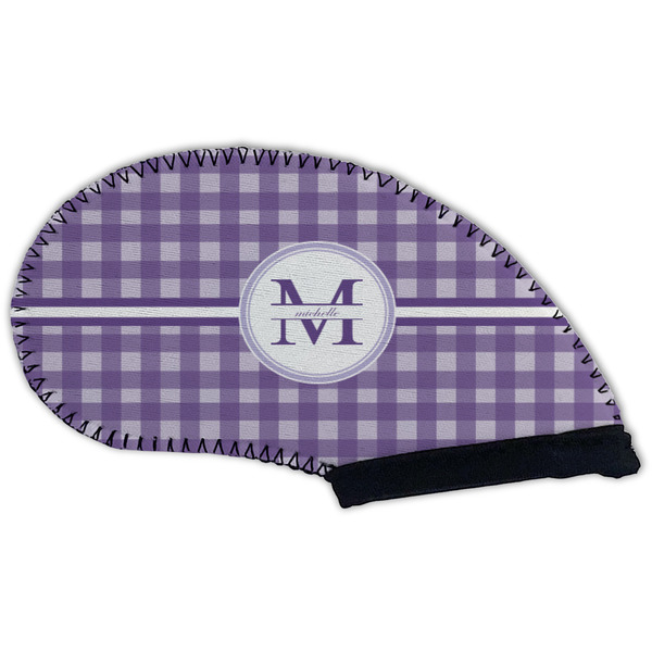 Gingham Print Golf Club Covers - BACK