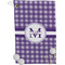 Purple Gingham Golf Towel (Personalized)