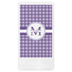 Gingham Print Guest Towels - Full Color (Personalized)