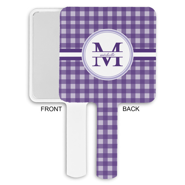 Gingham Print Hand Mirrors - Approval