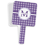Gingham Print Hand Mirror (Personalized)