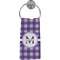 Purple Gingham Hand Towel (Personalized)