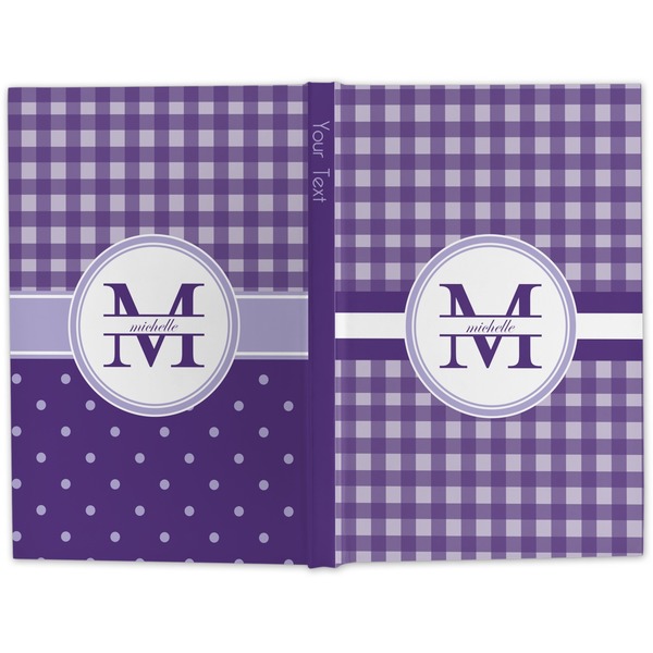 Gingham Print Hard Cover Journal - Apvl