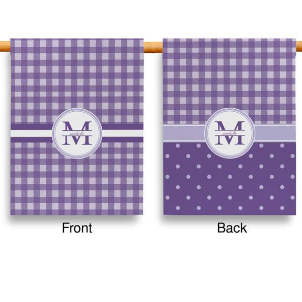 Gingham Print House Flags - Double Sided - APPROVAL