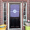 Gingham Print House Flags - Double Sided - (Over the door) LIFESTYLE
