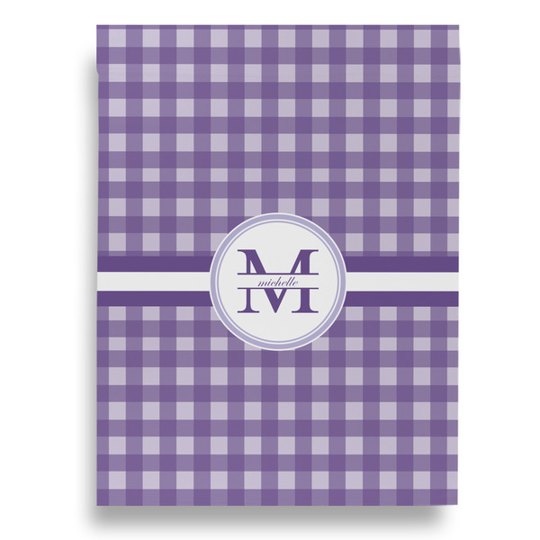 Gingham Print House Flags - Single Sided - FRONT