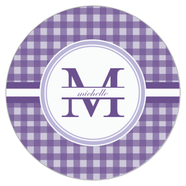 Gingham Print Icing Circle - XSmall - Single