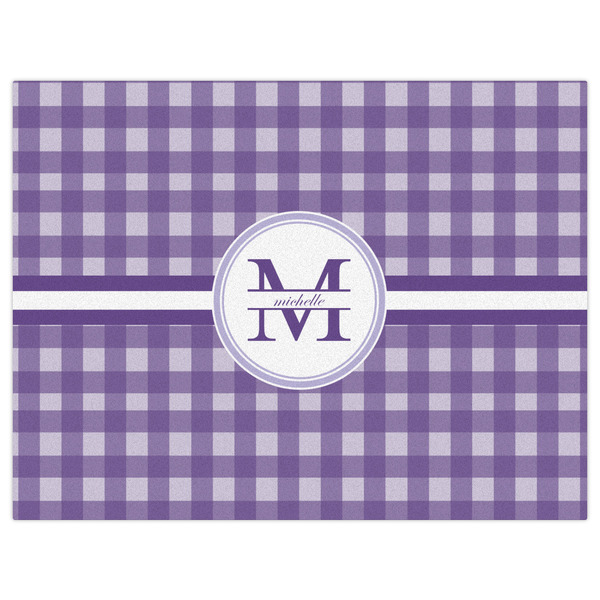 Gingham Print Indoor / Outdoor Rug - 6'x8' - Front Flat