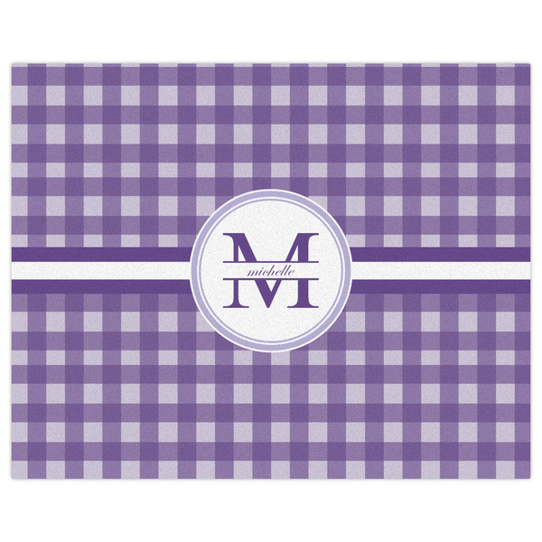 Gingham Print Indoor / Outdoor Rug - 8'x10' - Front Flat