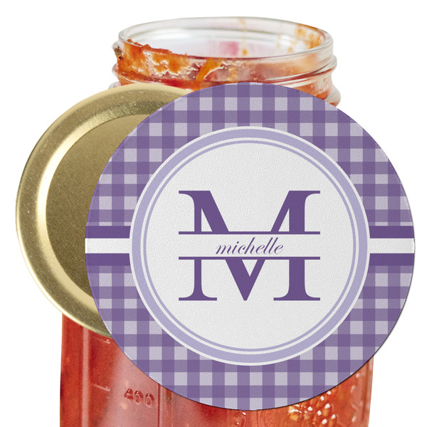 Custom Gingham Print Jar Opener (Personalized)