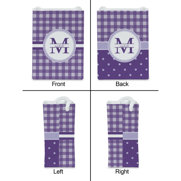 Gingham Print Jewelry Gift Bag - Matte - Approval