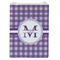 Gingham Print Jewelry Gift Bag - Matte - Front