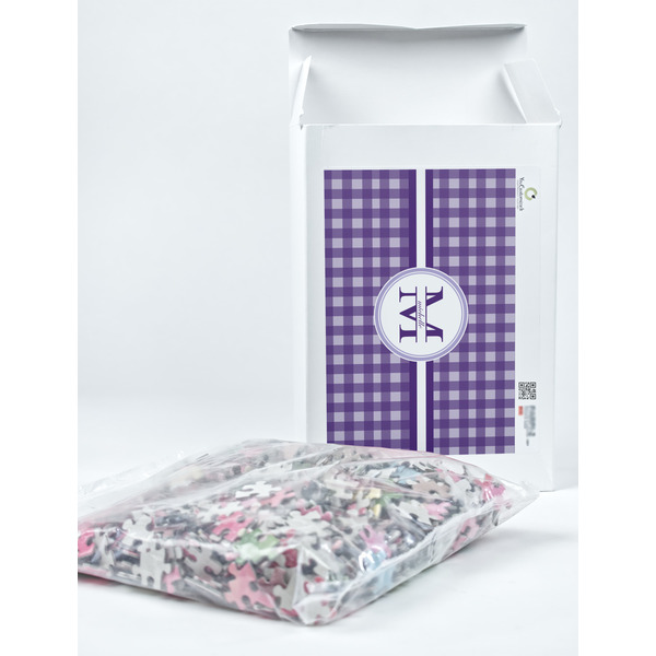 Gingham Print Jigsaw Puzzle 1014 Piece - Box