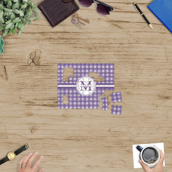 Gingham Print Jigsaw Puzzle 110 Piece - In Context