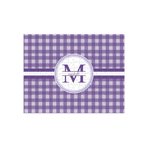 Custom Gingham Print 252 pc Jigsaw Puzzle (Personalized)